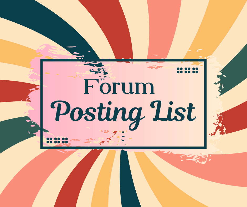 Forum Posting List